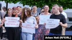 Protesti u Gračanici, Kosovo, 9. avgust 2024. 