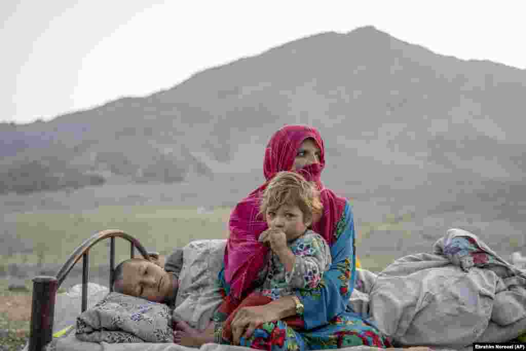 Afghan refugees settle in a camp near the Pakistan-Afghanistan border amid the expulsion of a huge number of migrants from Pakistan.&nbsp;