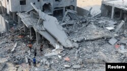 Наслідки ізраїльського удару по будівлі в Смузі Гази, 23 жовтня 2023 року