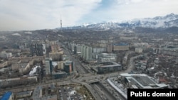 Вид на Алматы с высоты. Фото пресс-службы акимата города