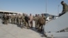 A deployment of US airmen arrives at the Al Dhafra Air Base in the United Arab Emirates. (file photo)