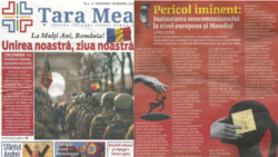 
Două numere ale ziarului „Țara mea” - cel din noiembrie/decembrie 2023 și cel din aprilie 2024 - colaj foto