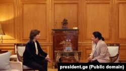 Саломе Зурабишвили обсудила процесс интеграции Грузии в ЕС и вопрос французской поддержки с Катрин Колонной