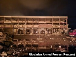 Зьнішчаны склад Чырвонага крыжа. Адэская вобласьць. 8 траўня 2023