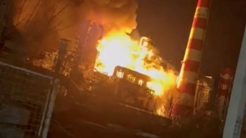 დრონებმა ღამით ყირიმს შეუტიეს და ელექტროქვესადგური დაბომბეს