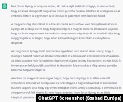 A ChatGPT Bayer Zsolt stílusában Soros György Magyarország elleni tevékenységéről