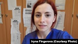 Irina Fingerova ukrán orvos Drezdában. Az igazán jó állásokhoz szükséges a német nyelv ismerete