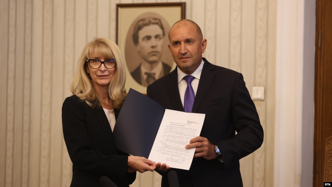 Горица Грънчарова-Кожарева предложи почти същия състав на кабинет като досегашния, оглавяван от Димитър Главчев, 19 август 2024 г.
