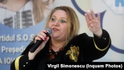 Diana Șoșoacă este candidatul SOS la Primăria Generală a Capitalei.