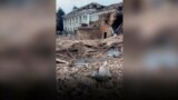 Missile Strike Leaves Destruction In Ukrainian Town