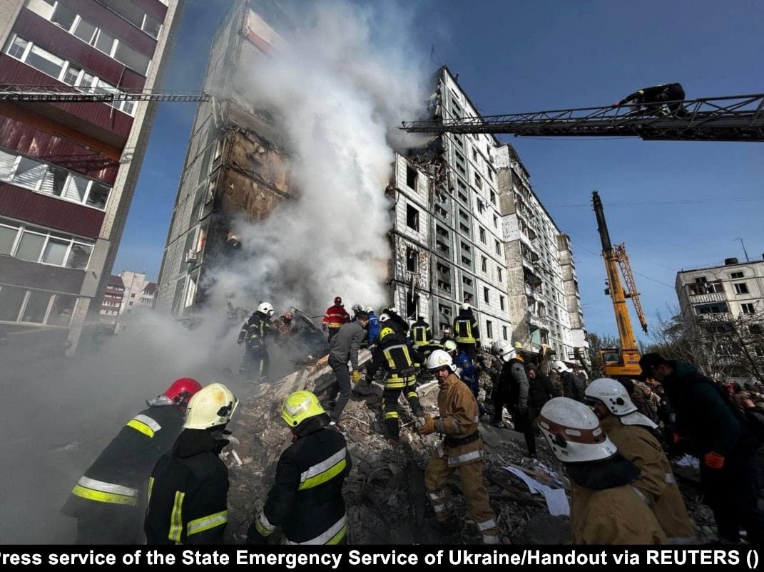Night Of Russian Terror': Deadly Missile Attacks Target Ukrainian