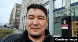 Koshkarbai Toremuratov -- seen here in Warsaw on March 1 -- is one of five Karakalpaks to spend a year in jail in Kazakhstan following extradition requests filed by Uzbekistan in the second half of 2022.