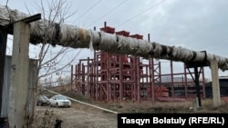 Незавершённое строительство котельной в селе Глубокое. Восточно-Казахстанская область, 10 ноября 2023 года
