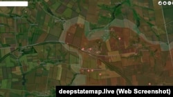 Так виглядає прорив російських військ у районі Очеретиного на мапі проєкту DeepState станом на 7 травня 2024 року