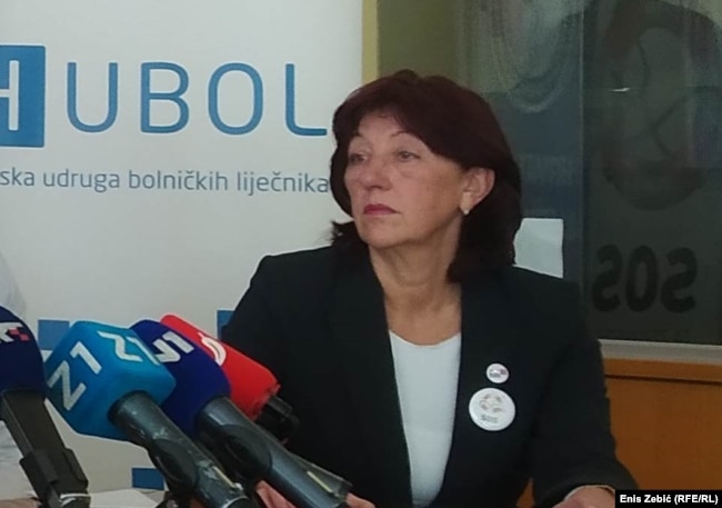 Predsjednica Hrvatskog liječničkog sindikata Renata Čulinović Čaić