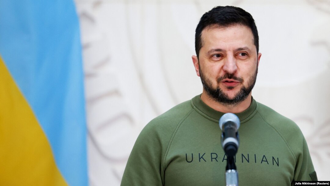 Ukraine's President Volodymyr Zelenskiy