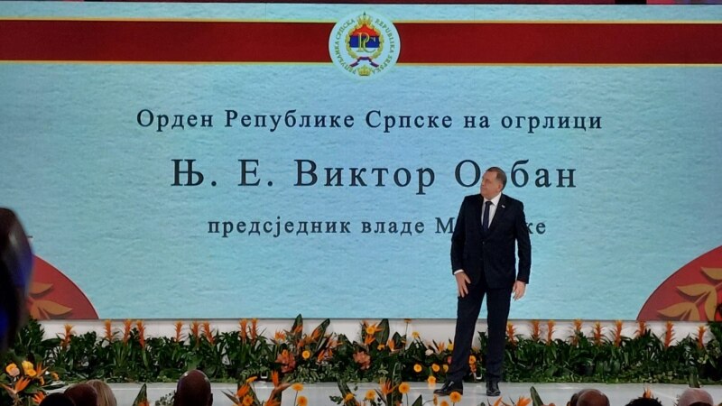 Milorad Dodik odlikovao Viktora Orbana