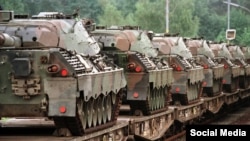 Германские танки Leopard, переданные Украине