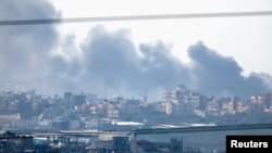 شهر غزه زیر بمباران نیروهای اسرائیلی