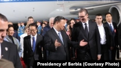 Kineski predsednik Si Đinping i predsednik Srbije Aleksandar Vučić u Beogradu, 7. maj 2024.