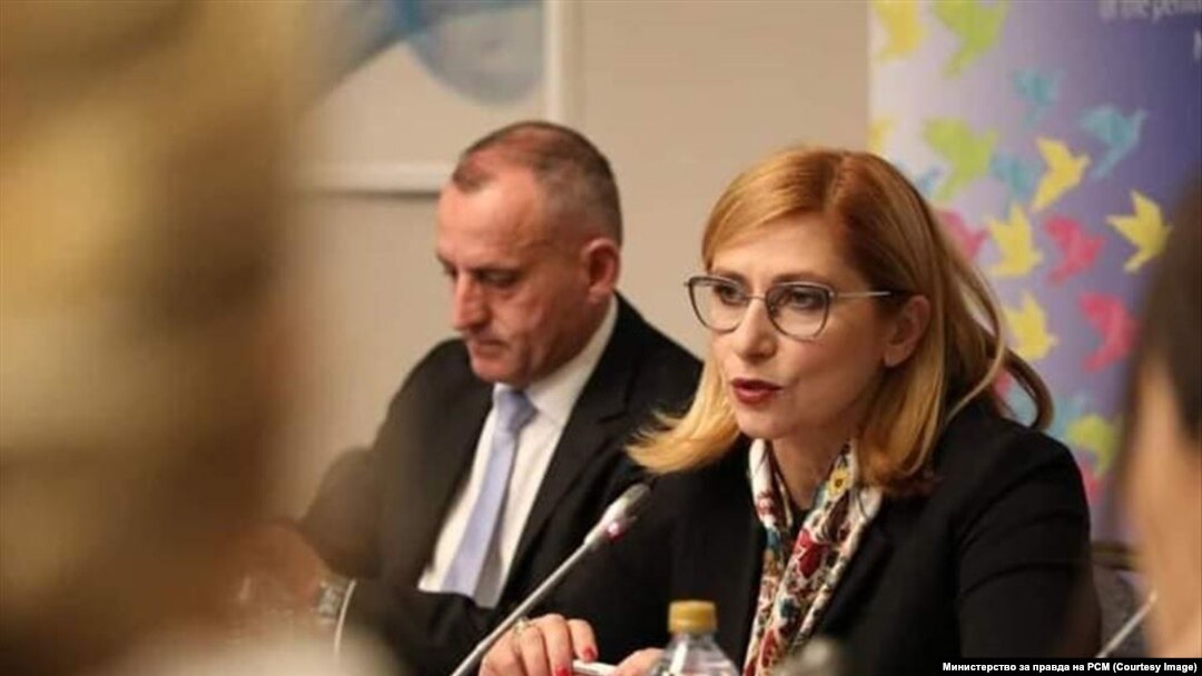  Заменик-министерката за правда, Викторија  Аврамовска- Мадиќ 