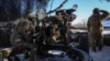 Українські військові поблизу Мар’їнки, січень 2024 року