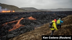 Fotoarhiv: Erupcija vulkana Fagradalsfjal na Islandu, avgust 2022. 
