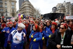 Protest u Parizu, 7. marta 2023.
