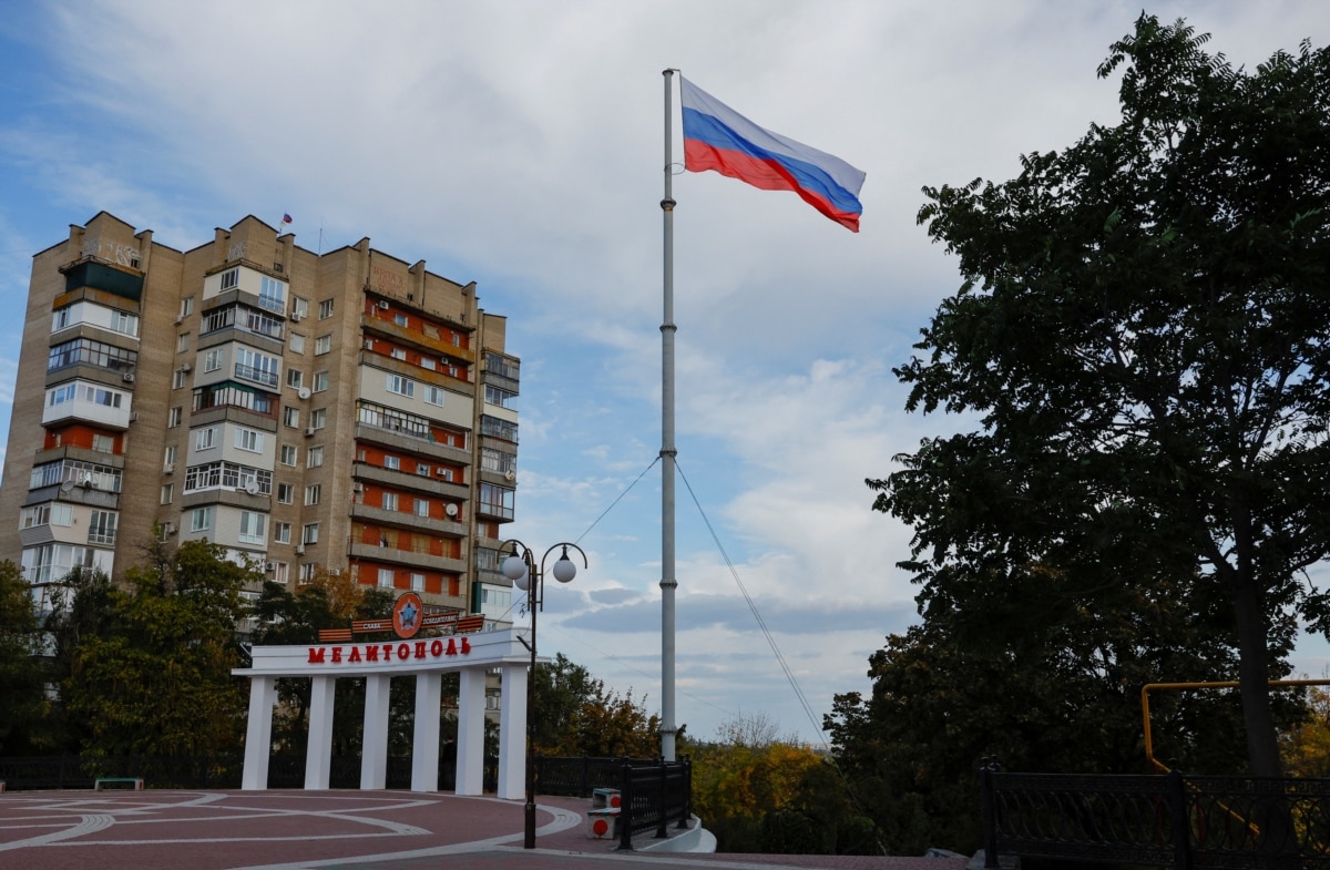 Місто Мелітополь Запорізької області окуповано військом РФ з початку повномасштабного вторгнення у 2022 році