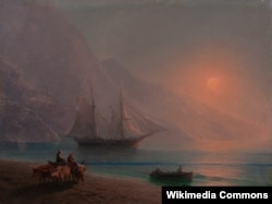 Картина Ивана Айвазовского "Туман на море" (1895)