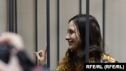 Саша Скочиленко в суде, 14 ноября 2023 года