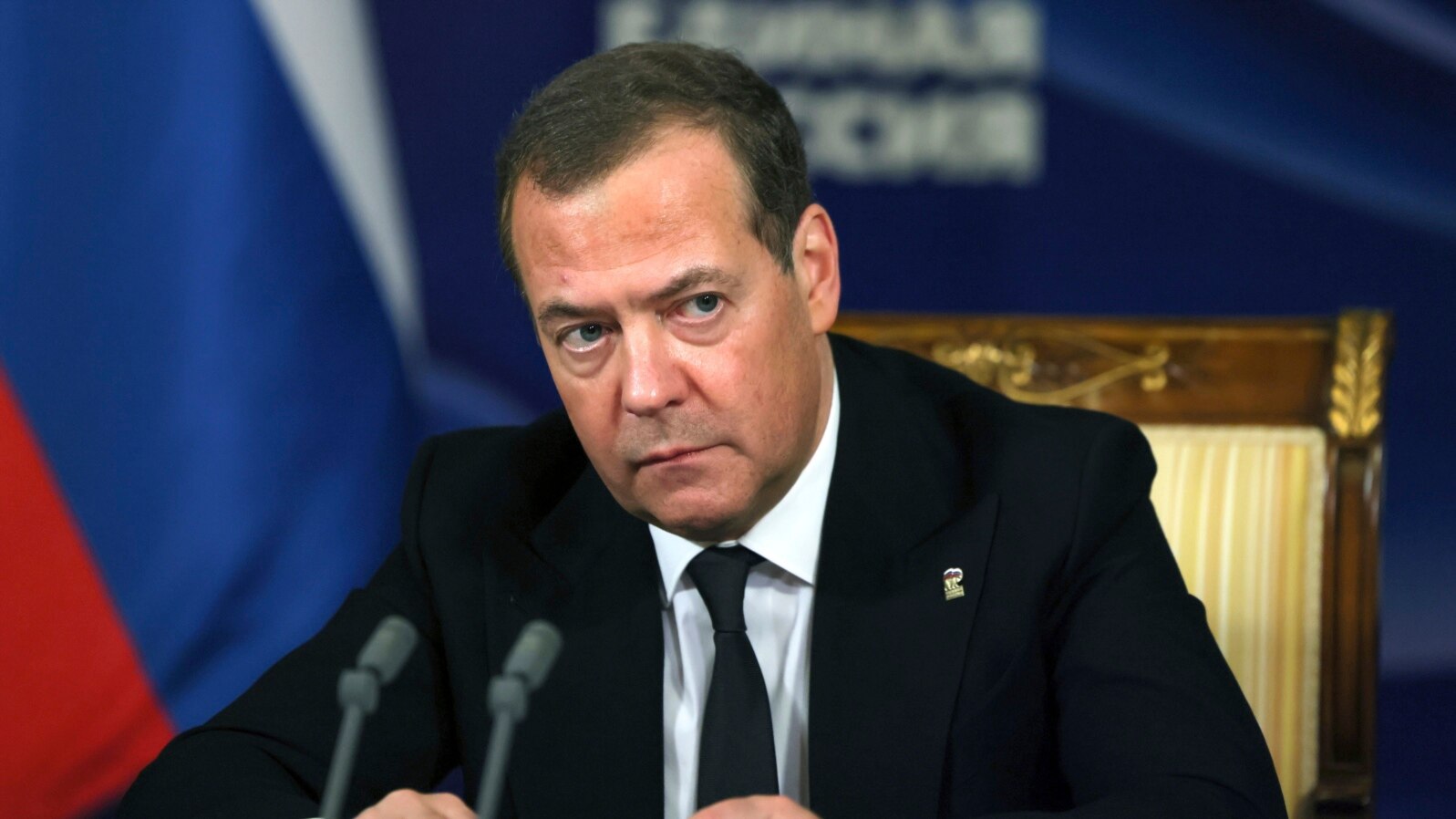 Dmitri Medvedev - fost președinte al Rusiei, vicepreședinte al Consiliului de Securitate al Rusiei și șeful partidului Rusia Unită.