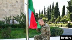 Presidenti i Azerbajxhanit Ilham Aliyev.