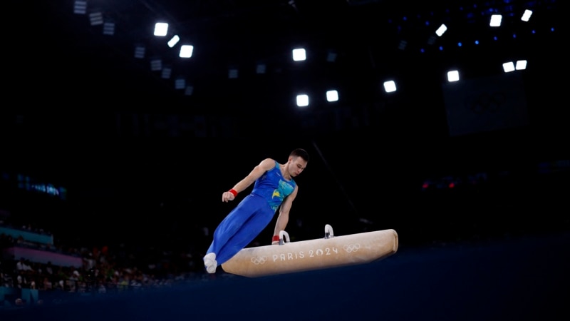 Гимнаст Нариман Құрбанов Париж олимпиадасында күміс жүлде алды 
