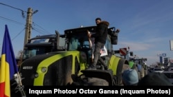 Romanian farmers and truckers have been protesting for weeks. (file photo)