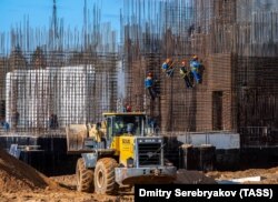 Строительство мусоросжигательного завода в Московской области. Октябрь 2021 года