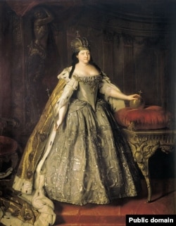 Анна Иоанновна, императрица Всероссийская (1730-1740). Портрет работы Луи Каравака