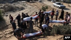 Գազայի հատված - Պաղեստինցիները հուղարկավորում են զոհերին, 6-ը նոյեմբերի, 2023թ.