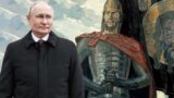 Владимир Путин и Александр Невский, коллаж