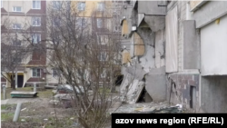 Розбиті Росією житлові будинки Нікополя