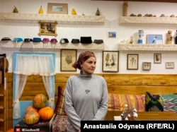 Lerane Haybullayeva Lvivdeki «Qırım azbarçığı» qavesinde
