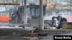Последствия взрыва на мосту возле Ниагары, 22 ноября 2023 года