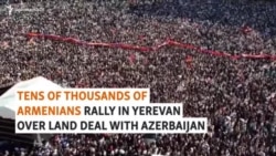 Armenian Archbishop Leads Massive Protest Over Land Deal With Baku