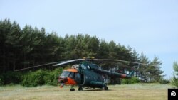 Архіўнае ілюстрацыйнае фота. Верталёт Mi-17 на латвійскай авіяцыйнай базе