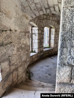 Unutrašnjost tvrđave Goražda, februara 2024.