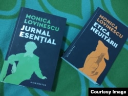 Două dintre cărțile Monicăi Lovinescu, apărute la Editura Humanitas în acest an.