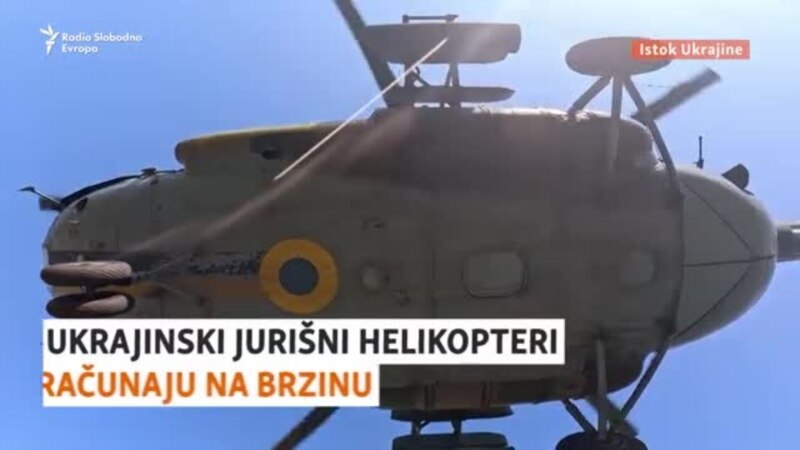 'Ludi adrenalin': Ukrajinski helikopteri Mi-8 u borbenoj misiji