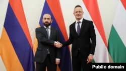 Հայաստանի և Հունգարիայի ԱԳ նախարարներ Արարատ Միրզոյան և Պետեր Սիյարտո, արխիվ