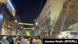 Протест во Белград, 16 јануари 2024 година 