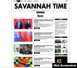 "Savannah Time" purports to be from a key U.S. swing state and tries to attract the right.